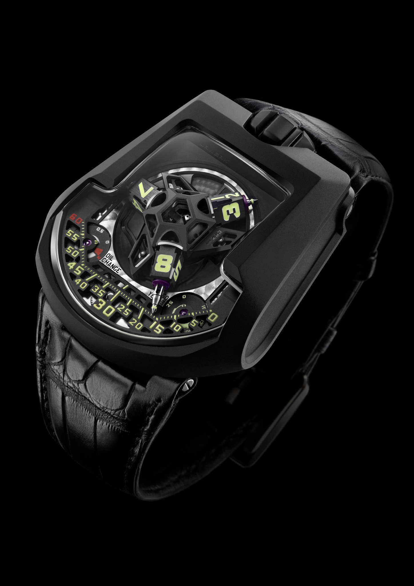 Replica Urwerk UR-203 Black PE-CVD-Coated Platinum Watch